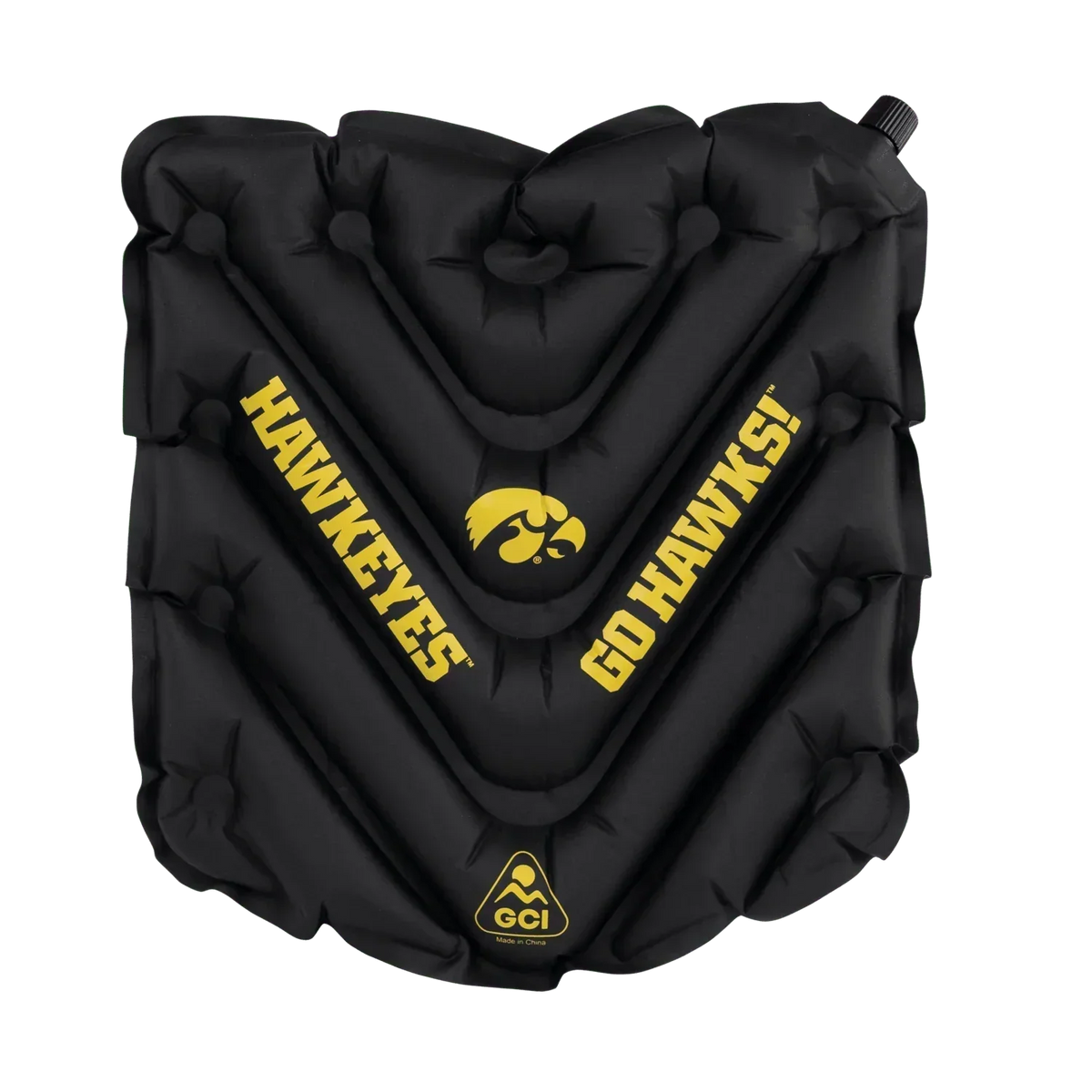 College V Seat™ Inflatable Stadium Cushion - Iowa Hawkeyes - Clean Bundle