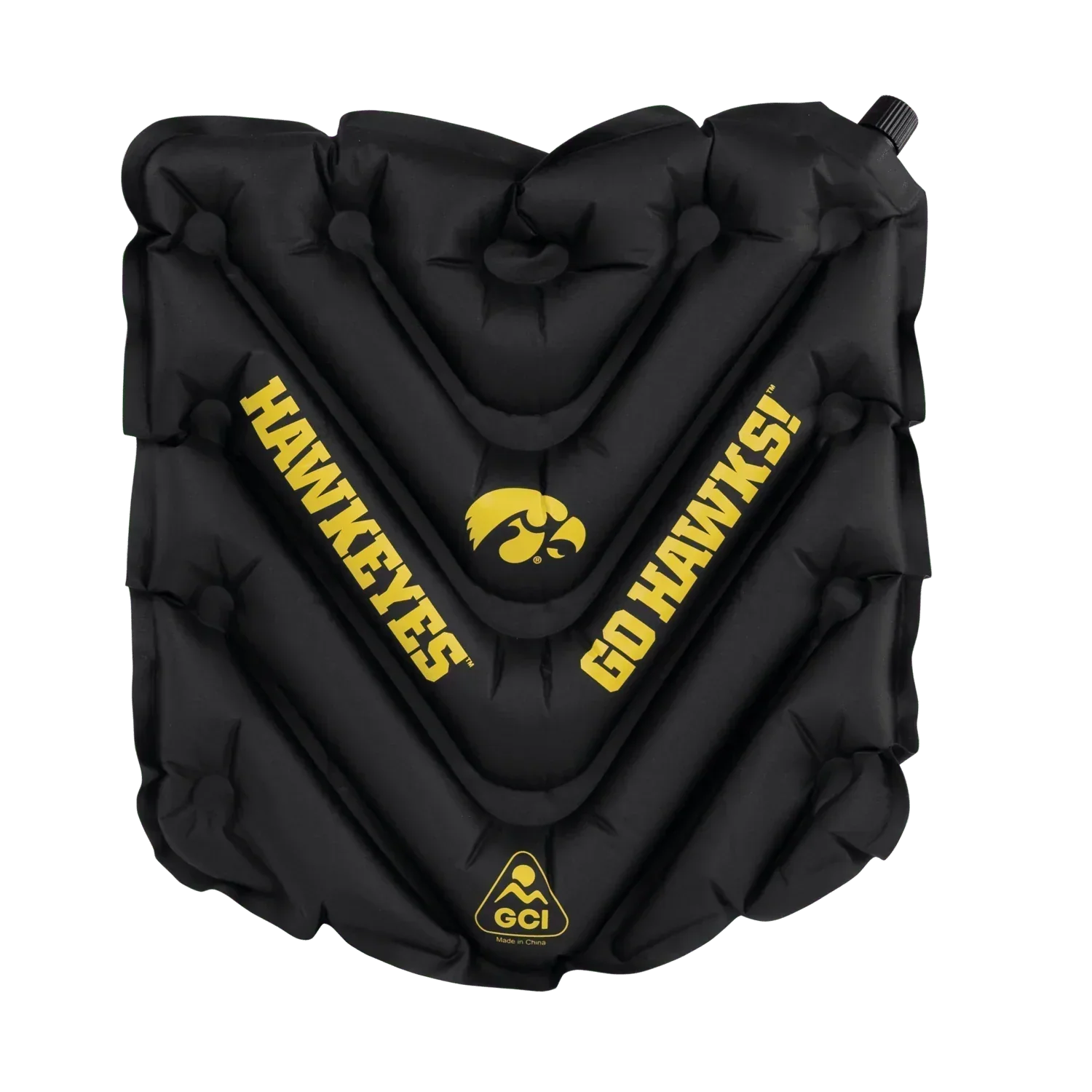 College V Seat™ Inflatable Stadium Cushion - Iowa Hawkeyes - Clean Bundle