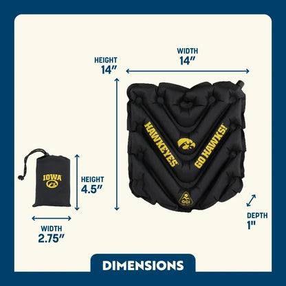 College V Seat™ Inflatable Stadium Cushion - Iowa Hawkeyes - Simple Edit