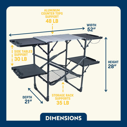 Slim-Fold Cook Station™ - Light Storage