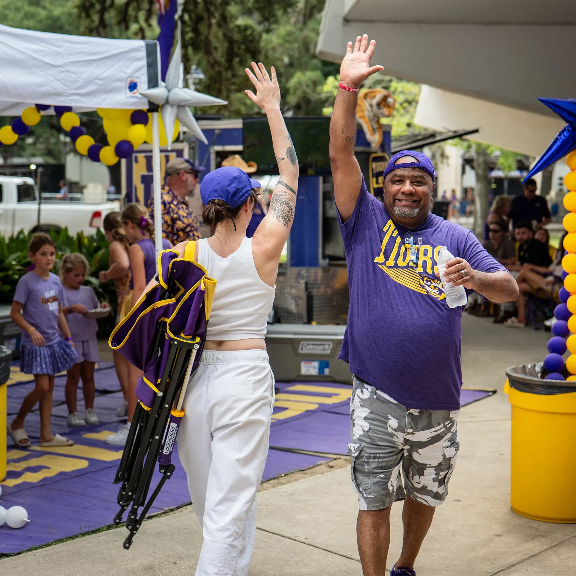 College Comfort Pro Rocker™ - LSU Tigers - Gift Ready