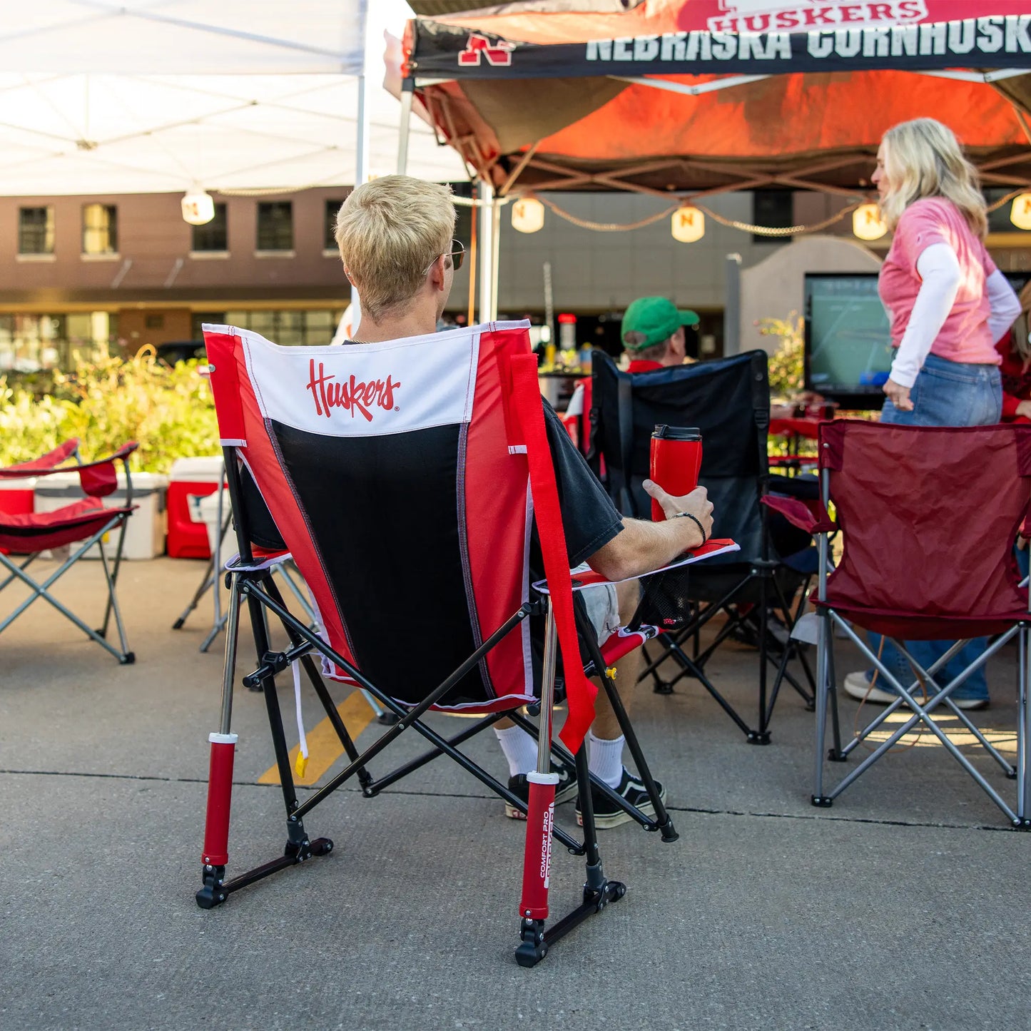 College Comfort Pro Rocker™ - Nebraska Cornhuskers - Classic Pick